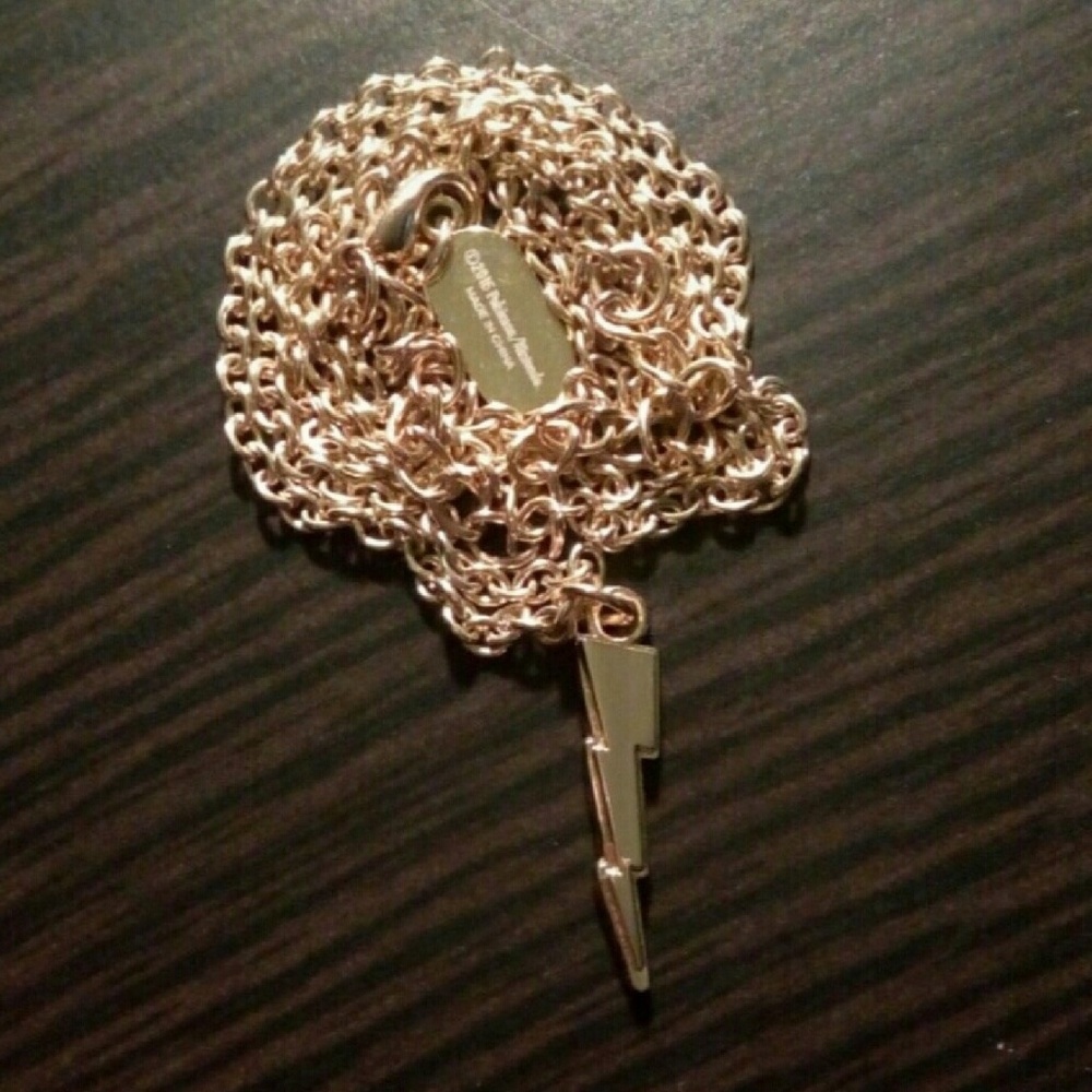 Nwot Pokemon lightning Bolt Necklace
